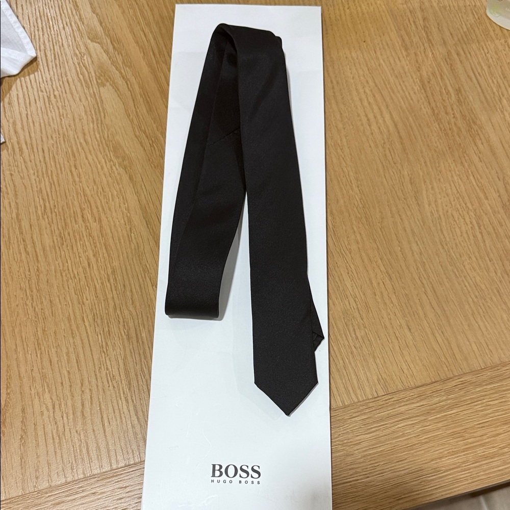 Hugo Boss Classic Black Necktie